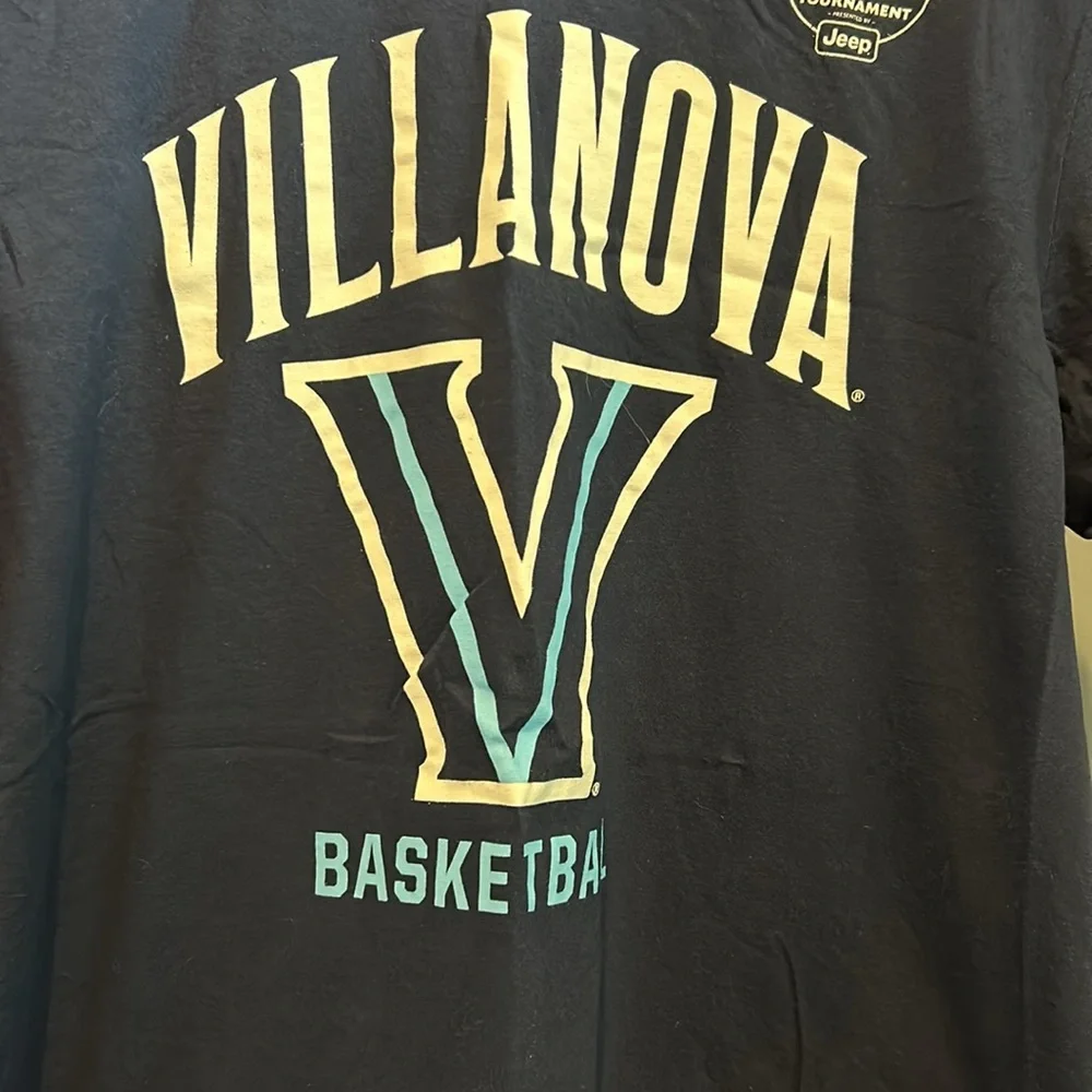Villanova Basketball T-shirt. 2017 Big East tournament. Sz large. Blue w/white. - Picture 5 of 10